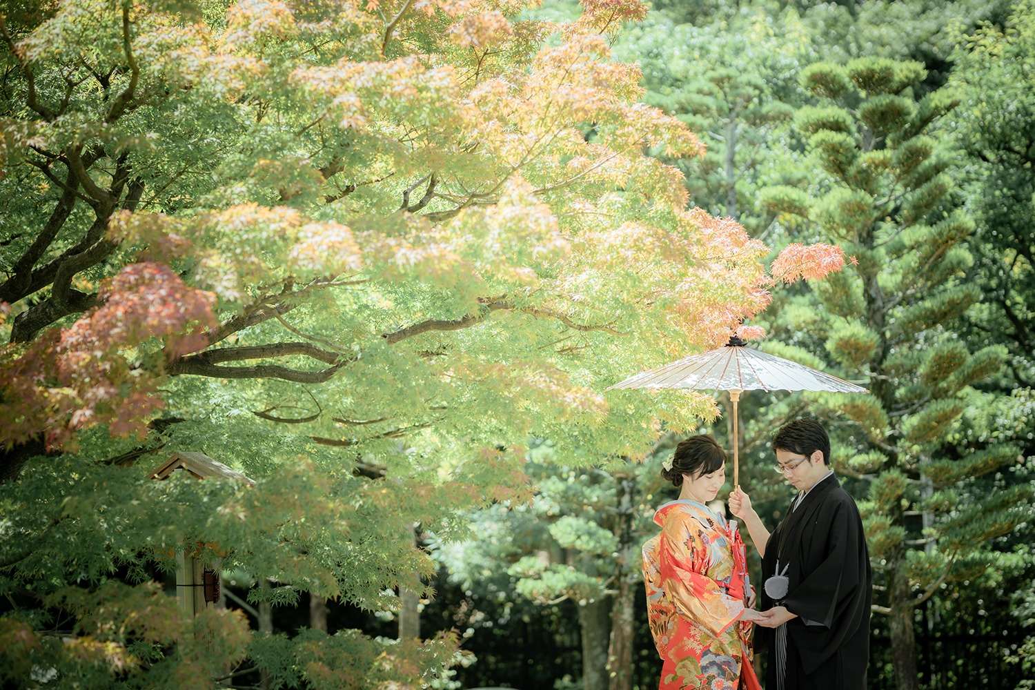 大仙公園で紅葉と共に和装ロケをしませんか？
