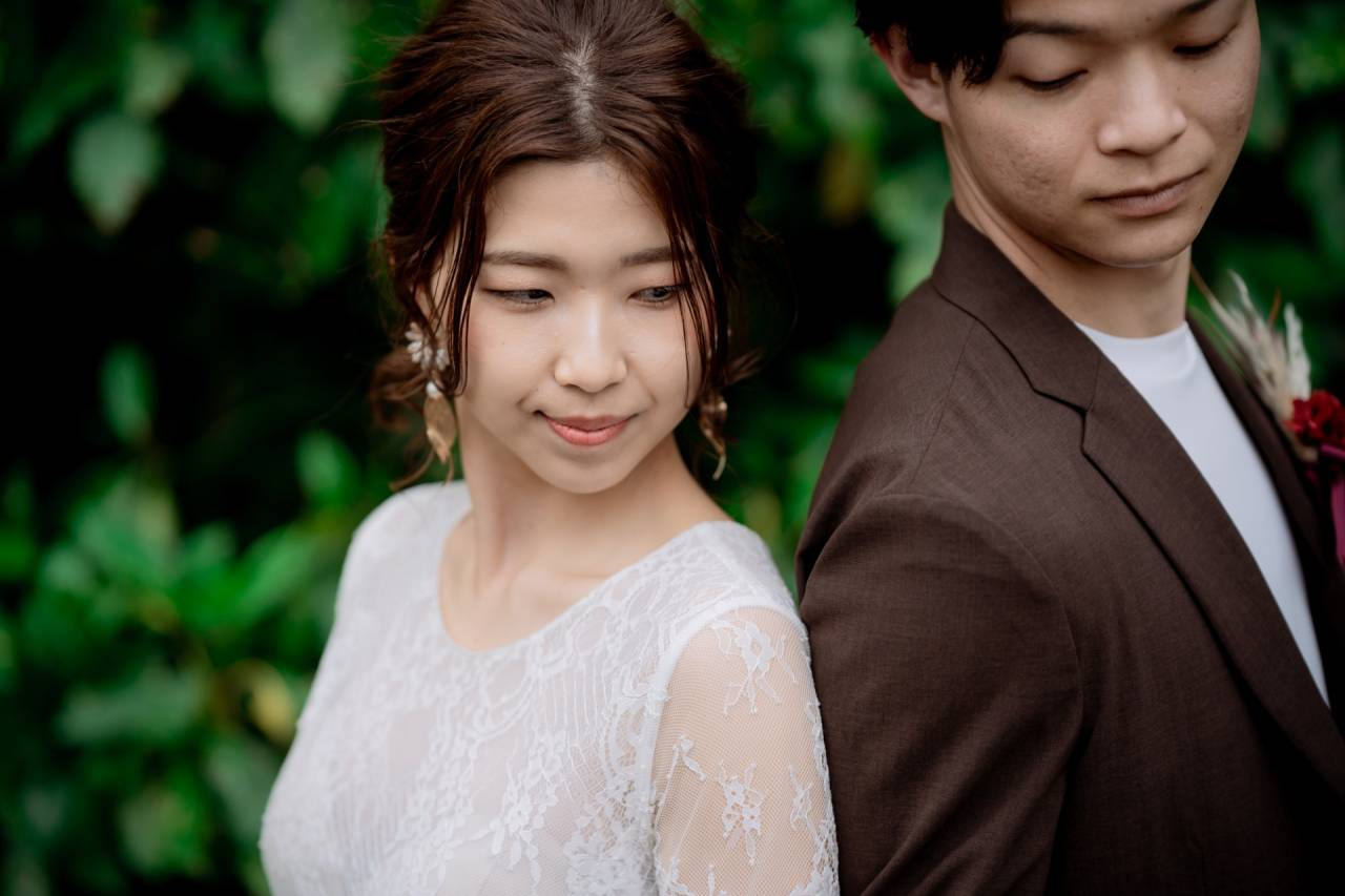 【ロケーションフォト】関西でナチュラルな前撮りをするならtakane weddingでしませんか。